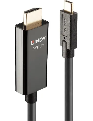 Lindy 43315 Cable Adaptador USB-C a HDMI 4K 5 M