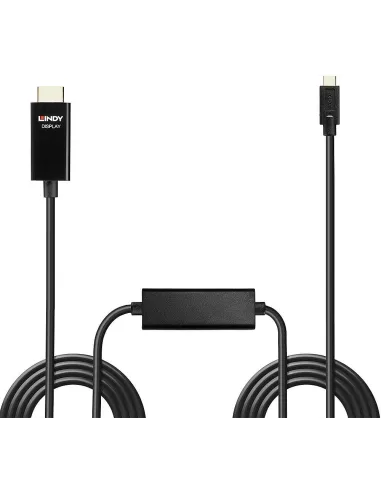 Lindy 43315 USB-C a HDMI 5 m 4K60 HDR activo PC Pro