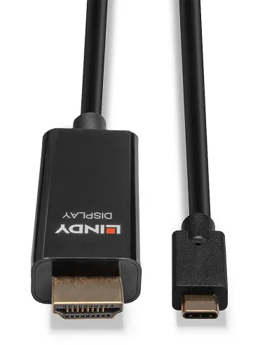 Lindy 43315 USB-C a HDMI 5 m 4K60 HDR activo PC Pro