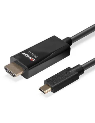 Lindy 43315 USB-C a HDMI 5 m 4K60 HDR activo PC Pro
