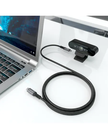 AISENS A107-0989 cable USB-C 4 m 10Gbps 100W PD pro