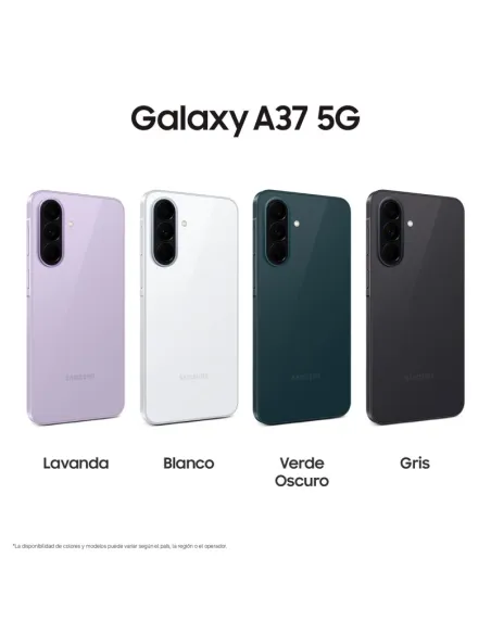 Samsung Galaxy A37 5G 6GB 128GB 6.7" Gris IP68 AMOLED 120Hz