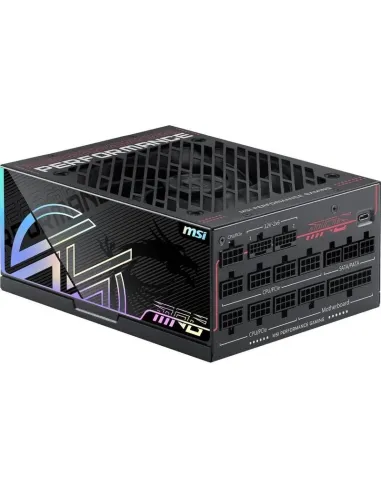 MSI MPG Ai1600TS 1600W Certificación 80+ Titanium modular