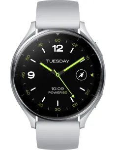 Xiaomi Watch 2 Plata Reloj Smartwatch de 46mm con Correa TPU