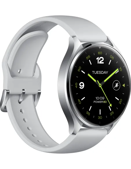 Xiaomi Watch 2 Plata de 46mm Wear OS AMOLED NFC GPS L1+L5
