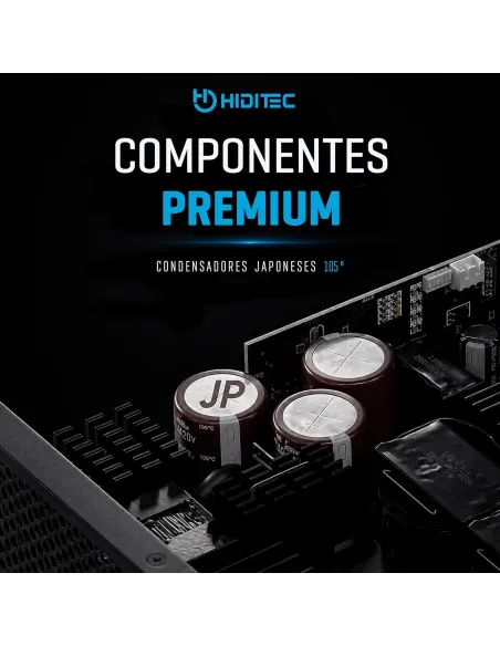 Hiditec BZ750 v2: fuente ATX 750W Bronze DC/DC PCIe