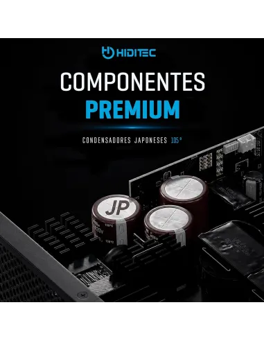 Hiditec BZ550 v2 550W: fuente ATX Bronze DC/DC PCIe