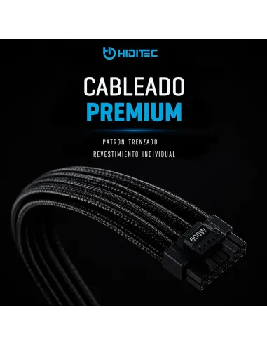 Hiditec BZ750 v2: fuente ATX 750W Bronze DC/DC PCIe