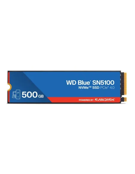 WD Blue SN5100 500GB M.2 NVMe 6600MB-s QLC 3D NAND Encriptado