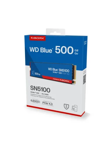 WD Blue SN5100 500GB: disco duro SSD NVMe Gen4 encriptado