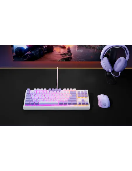 SteelSeries Apex 3 TKL Amethyst (US) teclado gaming