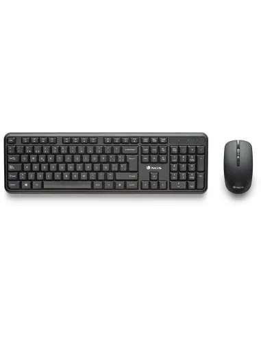 NGS Serenity Kit Teclado de membrana Layout ES inalámbrico ratón ambidiestro silencioso extras