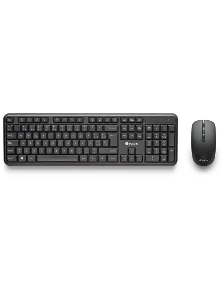 NGS Serenity Kit Teclado de membrana Layout ES inalámbrico ratón ambidiestro silencioso extras