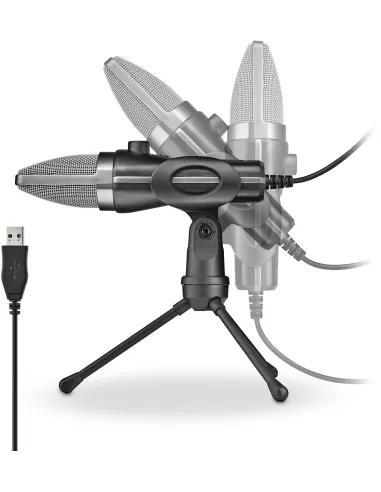 NGS MS120USB Micrófono USB con soporte de Trípode