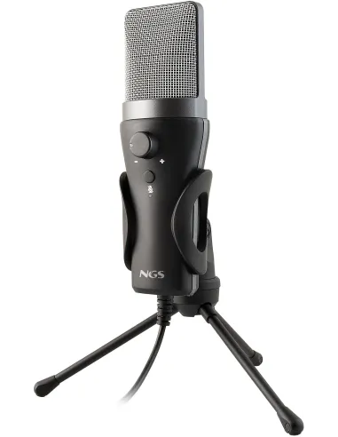 NGS MS120USB Micrófono USB con soporte de Trípode