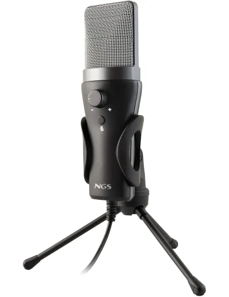 NGS MS120USB Micrófono USB con soporte de Trípode