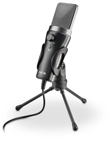 NGS MS120USB NGS-HEADSET-0256 Micrófono USB con soporte de Trípode
