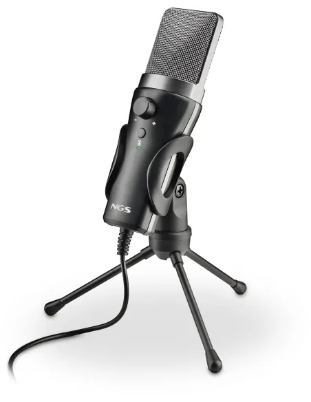 NGS MS120USB NGS-HEADSET-0256 Micrófono USB con soporte de Trípode