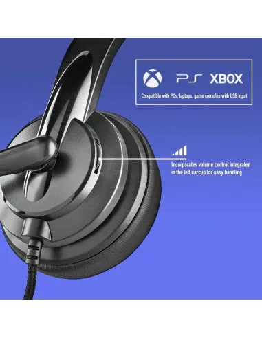 Auriculares Estéreo NGS VOX605 USB-C con control de volumen