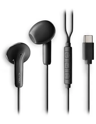 Auriculares intraaurales NGS Cross Glide Black  in-ear