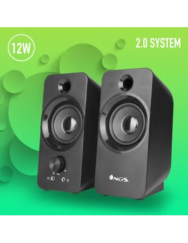 NGS SB-350 Altavoces Gaming Negros
