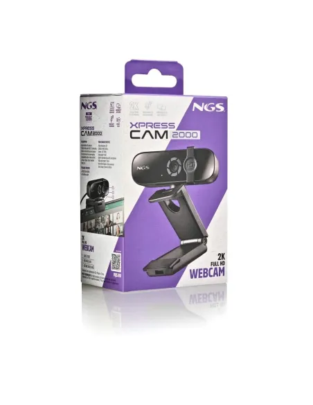 Cámara web para PC FullHD NGS XPRESSCAM 2000 y resolución 2K