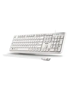 NGS Heritage Teclado USB-A Con 12 Teclas Multimedia-1411297