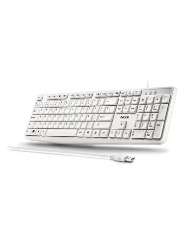NGS Heritage Teclado USB-A Con 12 Teclas Multimedia