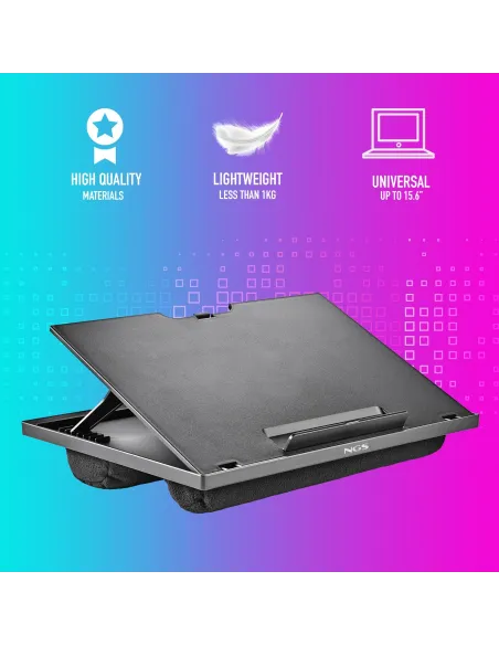 NGS LAPNEST Soporte para Portátil hasta 15.6" Negro