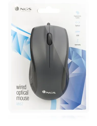 NGS MIST Ratón 1000DPI Negro