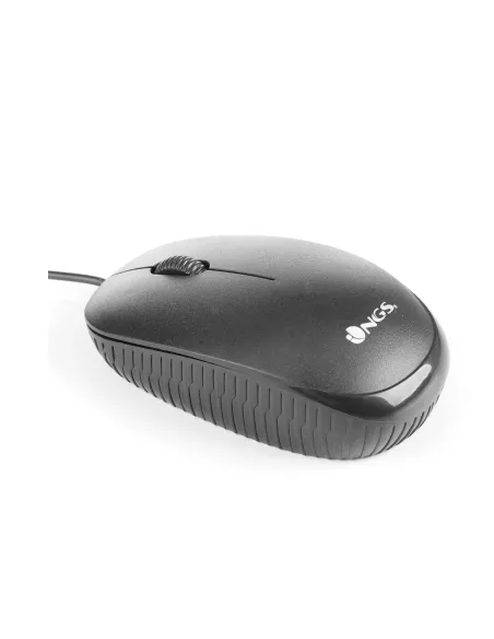 NGS FLAME Ratón 1000 DPI Negro