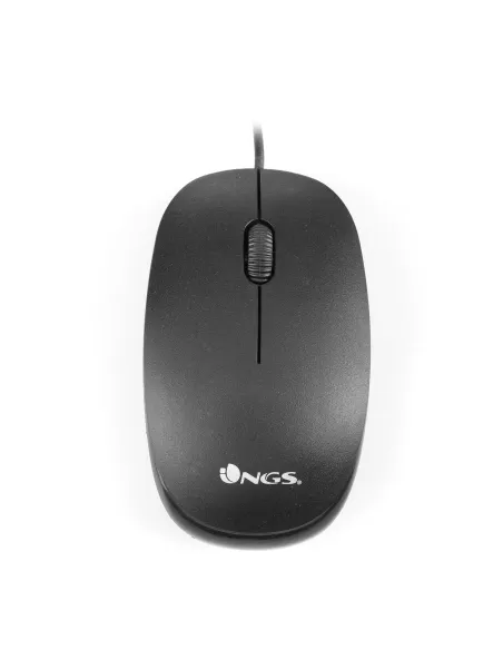 NGS FLAME Ratón 1000 DPI Negro