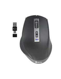 NGS Blur-RB Ratón Wireless Láser Multidispositivo Negro-1411280