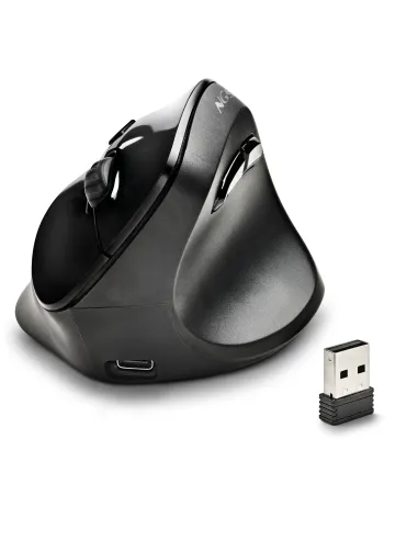 NGS Evo Moksha Ratón Inalámbrico Negro