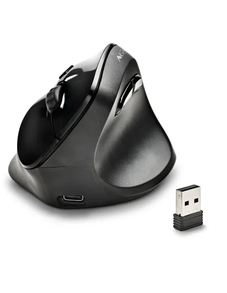 NGS Evo Moksha Ratón Inalámbrico Negro