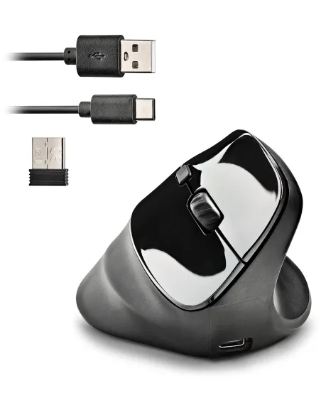 NGS Evo Moksha Ratón Inalámbrico Negro