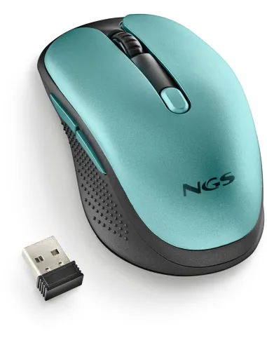 NGS EVORUSTICE Ratón Inalámbrico Recargable Teclas Silenciosas 1600DPI