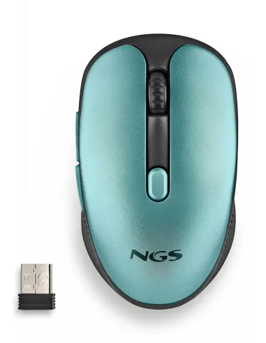 NGS EVO RUST ICE Ratón Inalámbrico Recargable Teclas Silenciosas 1600DPI