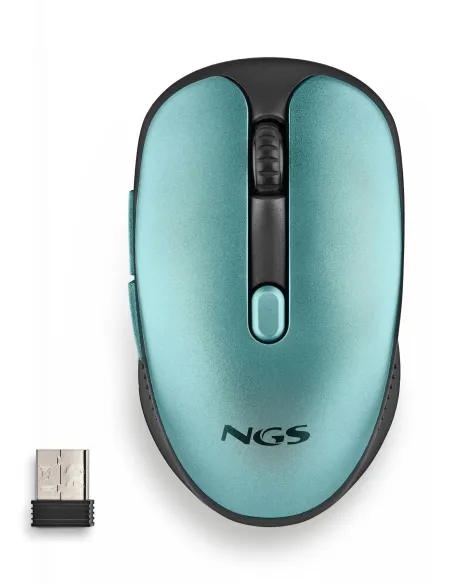NGS EVO RUST ICE Ratón Inalámbrico Recargable Teclas Silenciosas 1600DPI