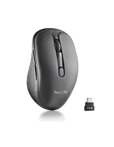 NGS Evojot Ratón Inalámbrico Recargable USB-C Negro-1411264