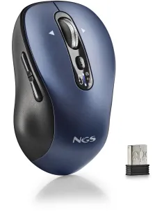 NGS INFINITY-RB Ratón Inalámbrico Recargable 3200DPI Azul-1411255