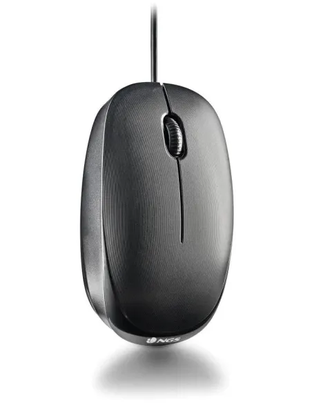 NGS Flame-C Ratón USB 1000DPI Negro