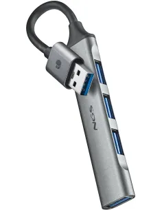NGS NGS-HUB-0163 Hub USB-A a x4 USB-A Plata-1411243