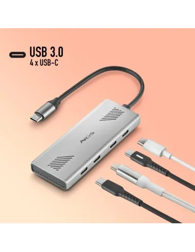 HUB multipuerto USB-C 3.2 Gen 1 4 en 1 NGS Wonder4-C