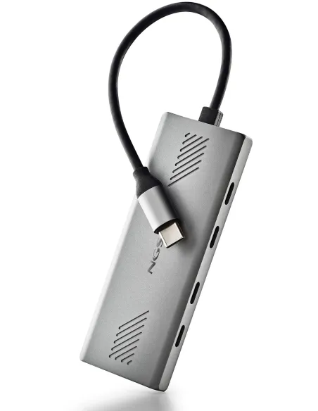 NGS Wonder4-C NGS-HUB-0133 HUB Multipuerto USB-C 4 en 1 de Aluminio