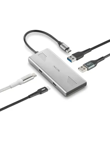 HUB NGS WONDER DUO-C con 4 puertos USB 3.2 Gen 1 y compacto