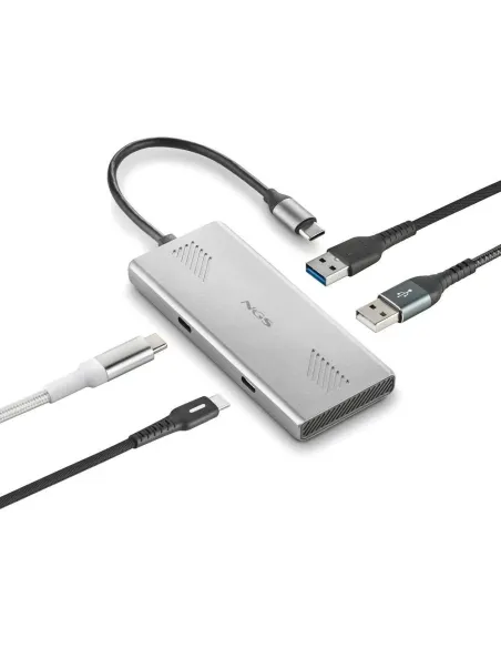 HUB NGS WONDER DUO-C con 4 puertos USB 3.2 Gen 1 y compacto