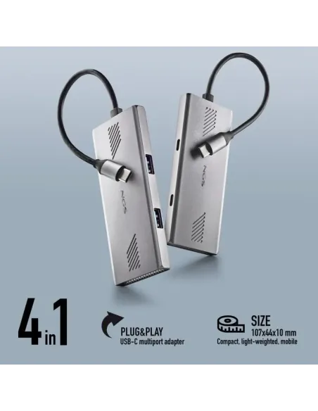 HUB NGS WONDER DUO-C con 4 puertos USB 3.2 Gen 1 y compacto