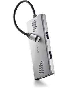NGS WONDERDUO-C HUB USB-C 3.0 a 2x USB-C 2x USB-A 5Gbps Aluminio-1411239