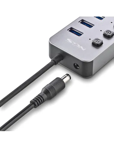 HUB NGS IHUB 10 con 10 puertos USB 3.2 Gen 1 Plug and Play